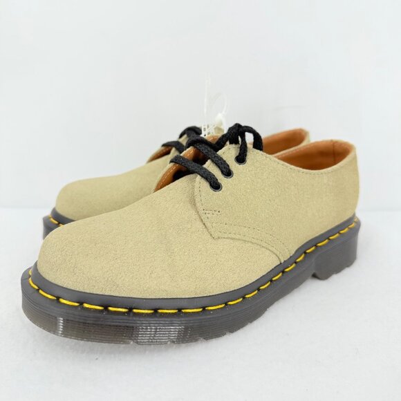 Dr. Martens Womens Lace-up 1461 Beige Suede Oxford Shoes Size Women-5 Men-4 NWOB - Picture 7 of 12